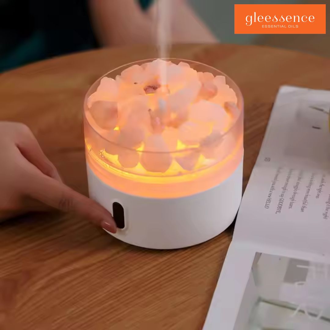Himalayan Crystal Salt Stone Aromatherapy Diffuser 220ml