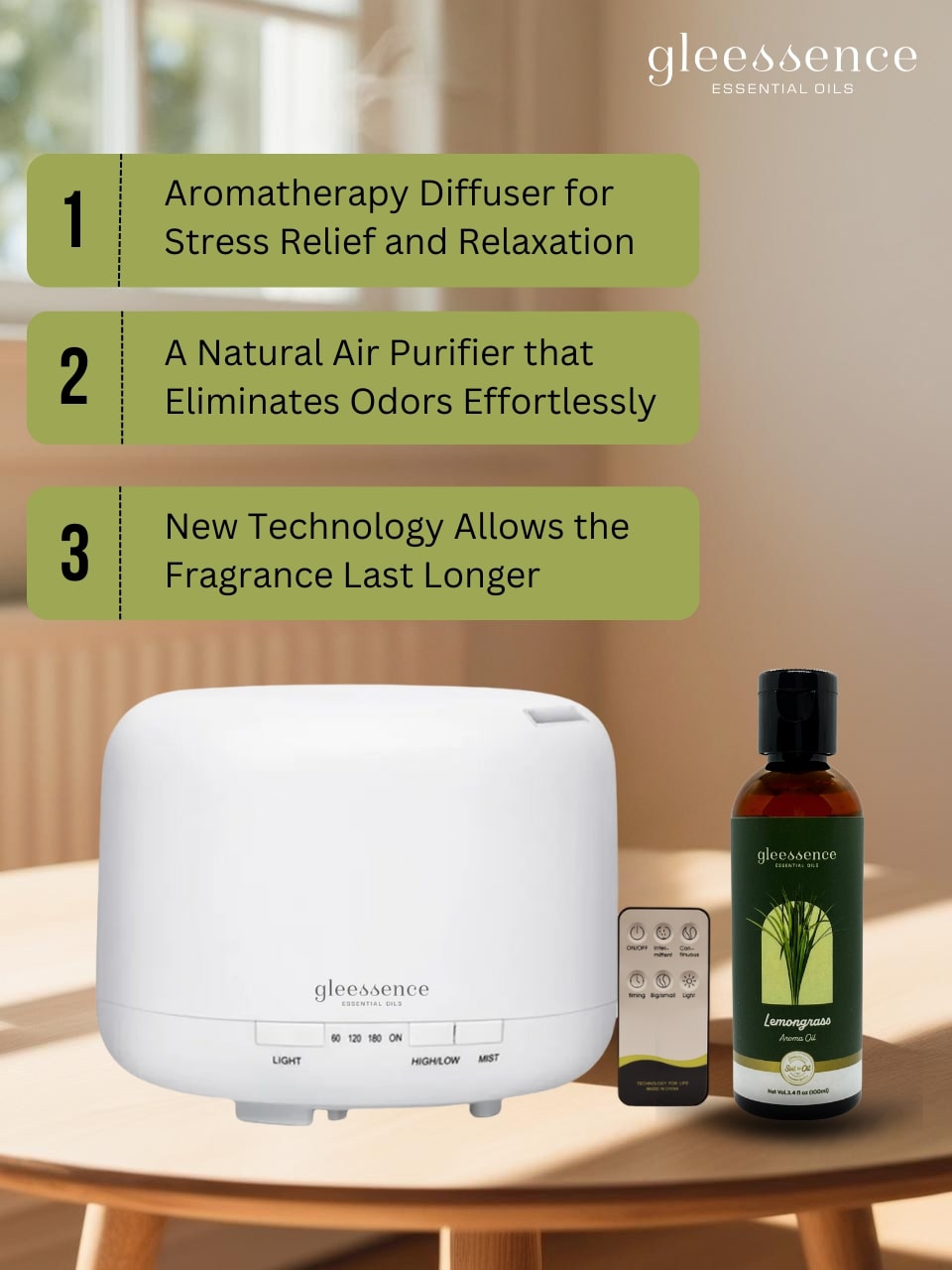 Refreshing Aromatherapy Diffuser Combo