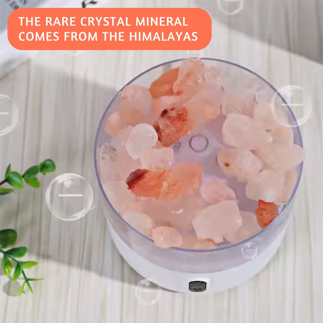 Himalayan Crystal Salt Stone Aromatherapy Diffuser 220ml